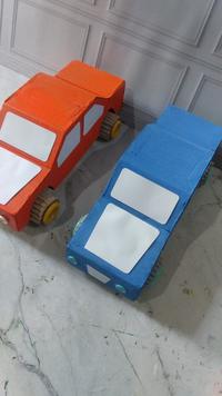 Gambar Mobil kardus // dua unit // prakarya sekolah dari duniaindustri undefined 5 Tokopedia