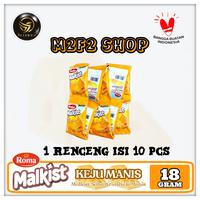 Gambar Roma Biskuit Malkist Krim Keju Manis Sachet - 18 gr (Harga 1 Renceng) dari M2F2 Shop - Paseban undefined 1 Tokopedia