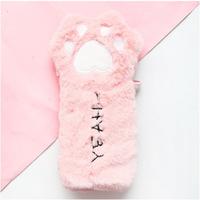 Gambar Tempat Pensil Bulu/ Pouch Make Up /Kotak Pensil - grey dari VAW-Shop undefined 4 Tokopedia