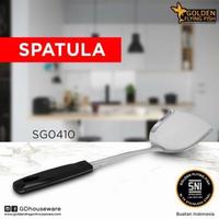 Gambar Spatula Sodet Sutil Stainless Steel Golden Flying Fish - TANPA RONGGA dari Helios Horeca undefined 2 Tokopedia