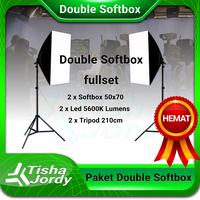 Gambar PAKET LIGHTING STUDIO SOFTBOX LAMPU BOX - A dari Tisha Jordy undefined 2 Tokopedia