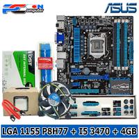 Gambar Mobo Motherboard  LGA 1155 DDR3/ Paketan P8H77 Plus HYPER RAM i5 3470 dari PC ON COMPUTER undefined 1 Tokopedia