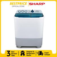 Gambar MESIN CUCI 2 TABUNG SHARP 9 KG ES-T95CR EST95CR DHOLPYN AQUAMAGIC NEW dari Bestprice Official Mall undefined 1 Tokopedia