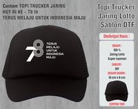 Gambar Topi Trucker Hut RI 78 TH - Indonesia - Merah dari Grosir Kulot Legging undefined 3 Tokopedia
