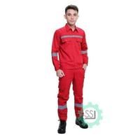 Gambar Baju Safety Proyek Seregam Wearpack Lengan Panjang / Setelan Celana - Biru, M dari Toko Axis Jakarta undefined 1 Tokopedia