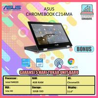 Gambar ASUS CHROMEBOOK FLIP C214MA 2IN1 TOUCH N4020 4GB 32-160GB 11.6 GRY - 32GB, LAPTOP dari Laptophia undefined 1 Tokopedia