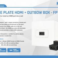 Gambar Face plate outbow Hdmi nyk 1 port single 1080p FHD - Faceplate hdtv dari Doctrinee undefined 4 Tokopedia