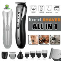 Gambar KEMEI Hair Clipper ALAT MESIN Cukur Rambut Jenggot Bulu Hidung - KEMEI dari Yuvie1shopp undefined 1 Tokopedia