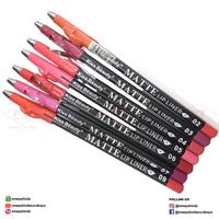 Gambar Pensil Bibir Kayu Velvet Lip Liner Matte / Kiss Beauty lip pencil - 2 dari New Patinda undefined 2 Tokopedia