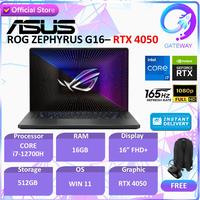 Gambar ASUS ROG Zephyrus G16 2023 GU603ZU i7 12700H 16GB 512SSD RTX4050 6GB - GREY, UNIT dari Gateway Indonesia Comp undefined 2 Tokopedia