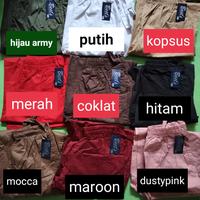 Gambar CELANA KULOT PANJANG POLOS DEWASA - Abu-abu, XL dari aufadarakhoiriolshop undefined 4 Tokopedia