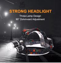 Gambar Senter Kepala Cree XML T6 Led Super Terang Led Headlamp Multifungsi - Cree - 1 LED dari LED Smart Home undefined 3 Tokopedia