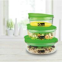 Gambar Oxone OX-308RO 3pc Glasses Storage air Vacuum Round dari Home Electro undefined 2 Tokopedia