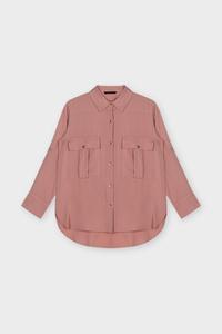 Gambar URBAN&CO Fashion Shirt Twill With Pocket - 10003 - J21 - BRICK ORANGE, XL dari URBAN&CO OFFICIAL undefined 4 Tokopedia
