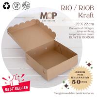 Gambar Kotak Nasi Kraft 22x22 R10 R10B Nasi Kotak Murah Katering Kotak Coklat - Kotak dari Mop Box Online undefined 1 Tokopedia