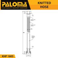 Gambar PALOMA KHP 1605 Flexible Hose 50cm/Selang Keran Wastafel Toilet dari BJ Home Indonesia undefined 3 Tokopedia