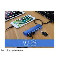Gambar Wavlink Aluminium 4Port hingga 5Gbps Transfer Data USB 3.0 Hub Adapter dari wavlink official undefined 5 Tokopedia