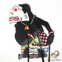 Gambar Wayang Kulit Bagong 30 cm - Hitam dari Jauharahshoop undefined 1 Tokopedia