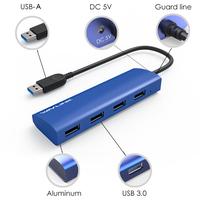 Gambar Wavlink Aluminium 4Port hingga 5Gbps Transfer Data USB 3.0 Hub Adapter dari wavlink official undefined 2 Tokopedia