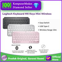 Gambar Keyboard Logitech MX Keys Mini Keyboard Wireless Bluetooth Backlit - Rose dari KomputerMedan OS undefined 1 Tokopedia