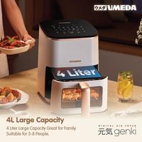 Gambar Air Fryer UMEDA 4Liter GENKI Low Watt 650Watt Goreng Tanpa Minyak Ori dari JURAGAN ELEKTRONIK PRATAMA undefined 2 Tokopedia