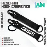 Gambar GANTUNGAN KUNCI - KEYCHAIN WEBBING - BAHAN NYLON PREMIUM - CUSTOME - Hitam, SATRIA F dari I win store undefined 2 Tokopedia