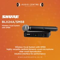Gambar Shure BLX24/SM58 BLX24 SM58 Wireless Microphone dari Audio Centre Official undefined 1 Tokopedia