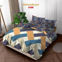 Gambar Kintakun D’LUXE Bedcover satu set Fitted 160 / 180 King Queen Aesthetic 20cm Sarung Bantal Guling Murah [KAMAR RUMAHKU] - Nabilla, 160 x 200 dari Kamar Rumahku undefined 2 Tokopedia