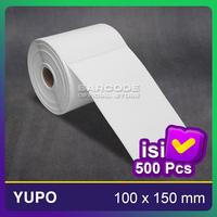 Gambar Label Barcode Yupo 100x150 1 Line Isi 500 Pcs Stiker 100x150 mm dari Barcode Store Solutions undefined 3 Tokopedia