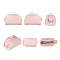 Gambar Tas Skincare Travel Pouch Make Up Tas Kosmetik Waterproof Premium Kulit pu - Cream 1 Resleti dari CV.Not Net Jaya undefined 4 Tokopedia
