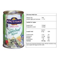 Gambar King's Fisher Sarden mini Sambal Hijau Makanan Kaleng 155 g kings fish dari KODAKI Mall undefined 4 Tokopedia