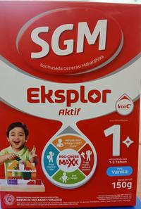Gambar SGM EKSPLOR 1+ 150 GR RASA VANILA MADU 1 PLUS 1-3 TAHUN SUSU SGM - Vanilla dari Apotek Wisaka undefined 4 Tokopedia