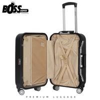 Gambar Koper PRESIDENT Tanpa Zipper (5296) Hardcase Non Resleting 20 inch - Hitam dari Boss Koper undefined 5 Tokopedia