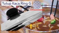 Gambar Tutup Panci Kaca TIPE G dengan Knob Anti Panas Ukuran 16-30 cm - 24 dari Alatmasakindonesia undefined 5 Tokopedia