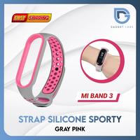Gambar 4Connect Silicon Colorful Strap for Xiaomi Mi Band 3 - SF GREY-SILVER dari Gadget Labs undefined 4 Tokopedia