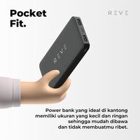 Gambar Reve 10000mAh Powerbank Real Capacity, Dual Output USB + Type-C Output dari Reve Official Store undefined 4 Tokopedia
