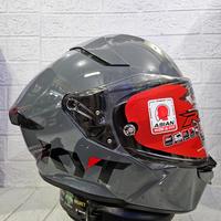 Gambar KYT HELM R2R SOLID PLAIN GORILA GREY DOUBLE VISOR - GORILA GREY STD, M dari jodoh Helmet undefined 2 Tokopedia