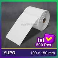 Gambar Label Barcode Yupo 100x150 1 Line Isi 500 Pcs Stiker 100x150 mm dari Barcode Store Solutions undefined 1 Tokopedia