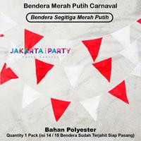 Gambar Bendera Kain Merah Putih / Bendera Segitiga Kain / Umbul-umbul - WARNA WARNI dari Jakarta Party undefined 2 Tokopedia
