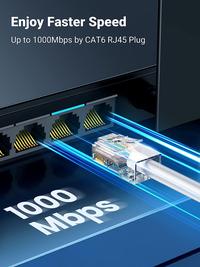 Gambar UGREEN Konektor RJ45 Cat5e Cat 6 UTP Modular Ethernet Gigabit 100 Pcs - 60558 dari Ugreen Serpong undefined 5 Tokopedia