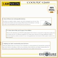 Gambar Nikon Coolpix S2600 / Kamera Digital Nikon S2600 Special Edition dari Exposure ID undefined 4 Tokopedia
