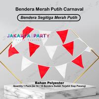 Gambar Bendera Kain Merah Putih / Bendera Segitiga Kain / Umbul-umbul - WARNA WARNI dari Jakarta Party undefined 1 Tokopedia