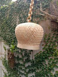 Gambar lampion kap lampu bambu / kap lampu gantung cafe kekinian - 1 dari terashijau12 undefined 5 Tokopedia