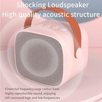 Gambar Speker bluetooth Anak portable karoke Bonus Mic Seri P2 - Merah Muda dari gadget mini pc undefined 5 Tokopedia