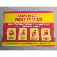 Gambar Stiker Kursi Tunggu Pasien Prioritas dari HOME STAIL undefined 2 Tokopedia