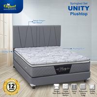 Gambar Springbed Set Unity Plushtop 160 x 200 Ekslusif Tokopedia SP dari Elephant Springbed undefined 1 Tokopedia