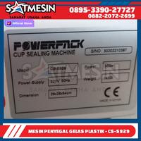Gambar Mesin Segel Gelas Cup Sealer CS-S929 Powerpack dari Satmesin-Pusat Mesin undefined 5 Tokopedia