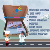 Gambar HADIAH ULANG TAHUN ANAK-BIRTHDAY GIFT UNIK ANAK-HADIAH KOSTUM ANAK - XXL, PRAMUGARI BIRU dari kostumanakimut undefined 3 Tokopedia