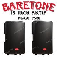 Gambar BARETONE MAX 15H SPEAKER AKTIF 15 INCH 1600 WATT - 1 SET ( 2 UNIT ) dari STORE SELLER C0M undefined 1 Tokopedia