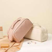 Gambar Tas Skincare Travel Pouch Make Up Tas Kosmetik Waterproof Premium Kulit pu - Cream 1 Resleti dari CV.Not Net Jaya undefined 1 Tokopedia